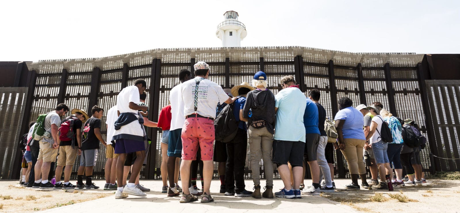 Adventure Wednesday at the US / Mexico border. Youth experience the feeling of loved ones being separated by the border, with half of the SSP group in Tijuana and half in the US.