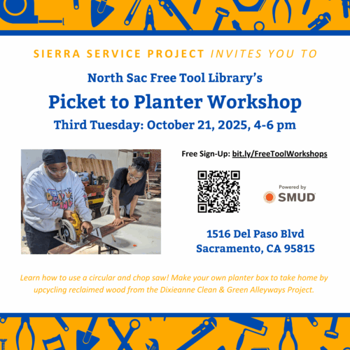 Tool Library Workshop - October